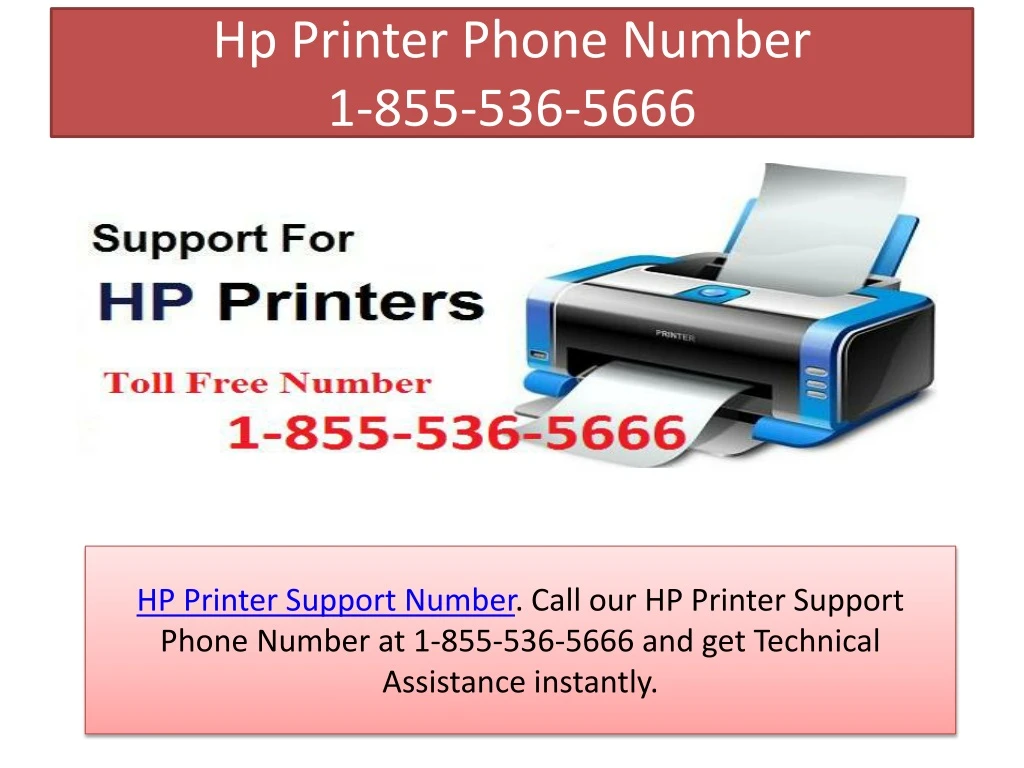 hp printer phone number 1 855 536 5666