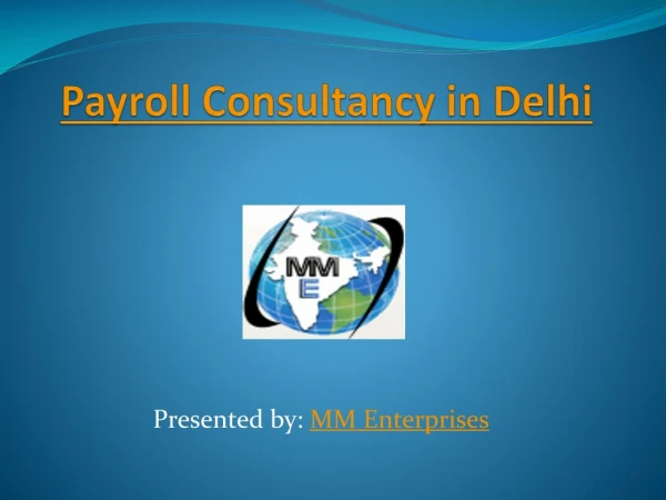 Payroll Consultancy in Delhi