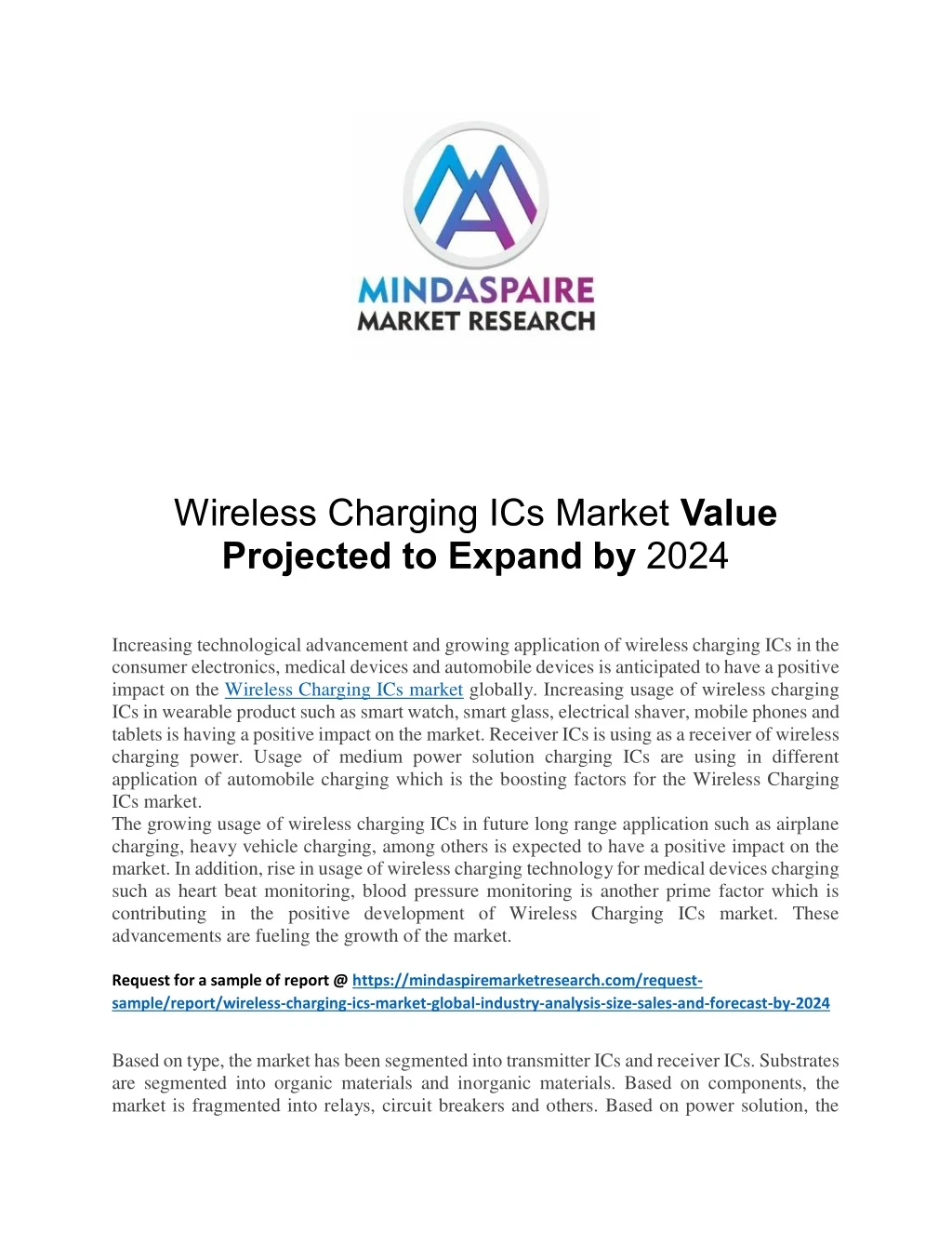 wireless charging ics market value projected