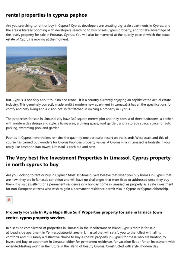 Lovely Cyprus property - Check now
