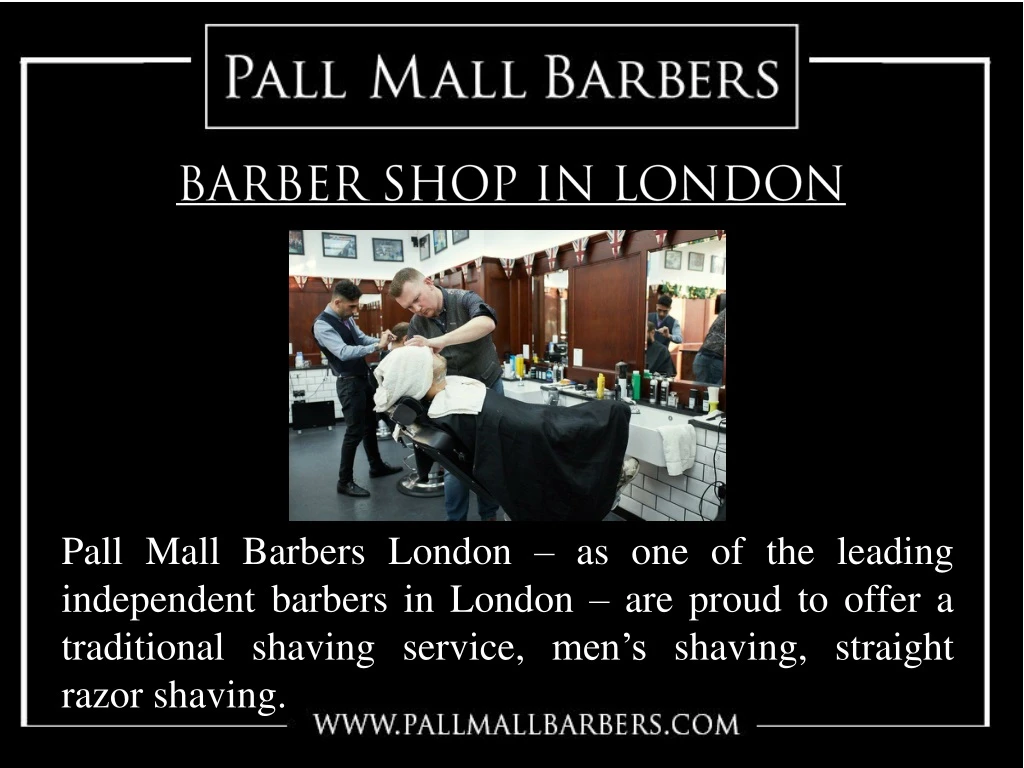 barber shop in london