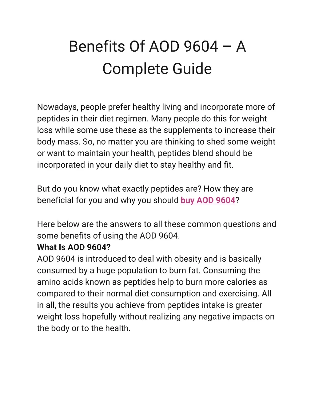 benefits of aod 9604 a complete guide
