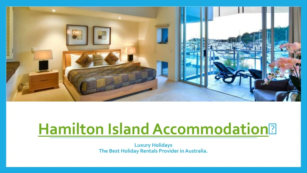 hamilton island accommodation