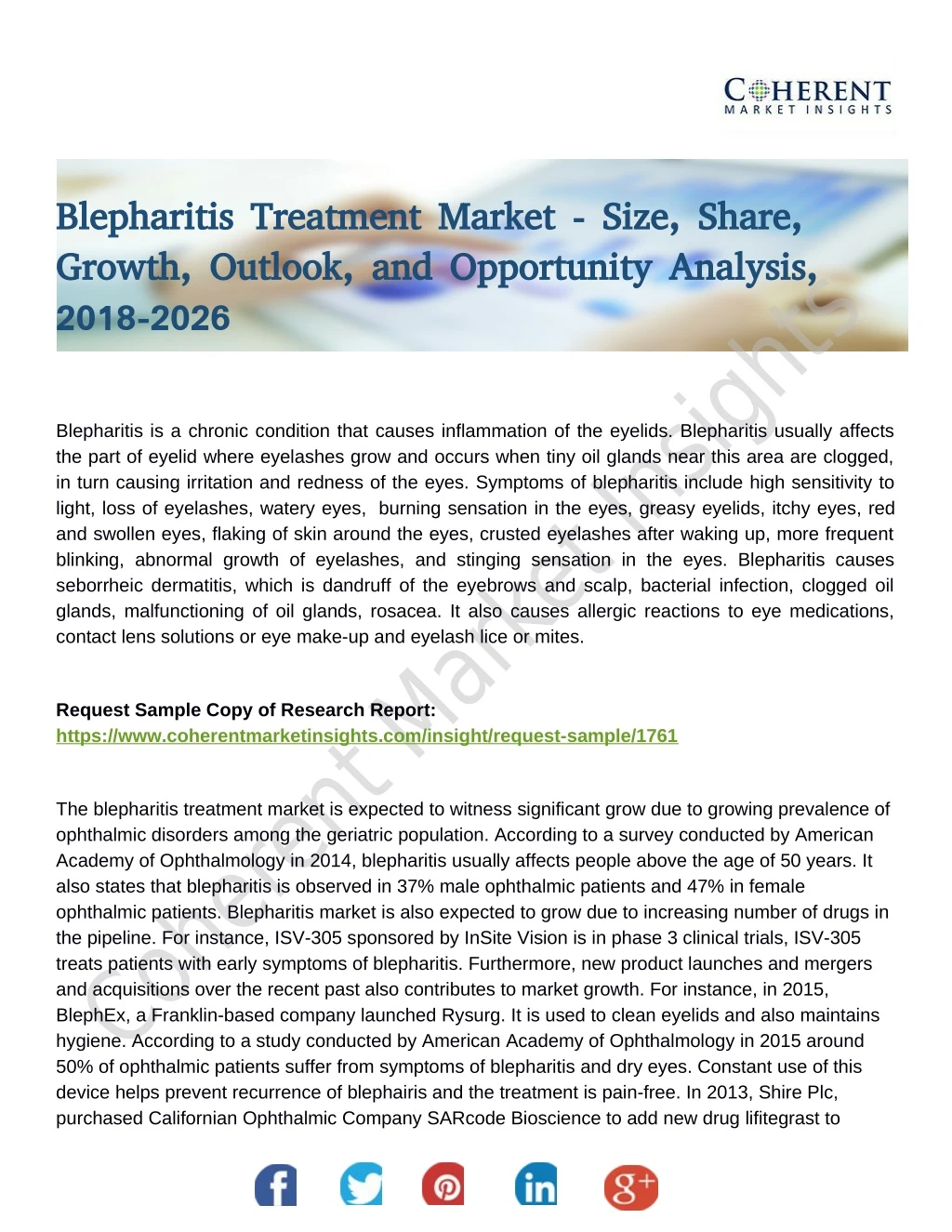 blepharitis treatment market size share