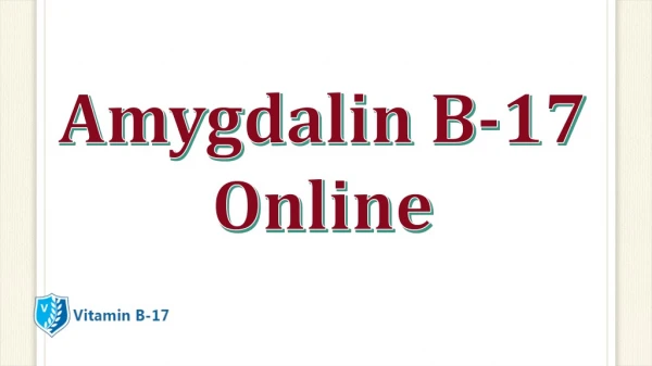 Buy Online Amygdalin B-17