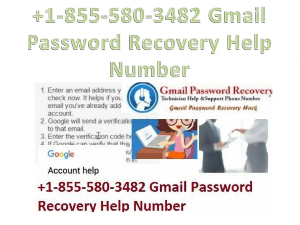 Gmail Password Recovery Help Number