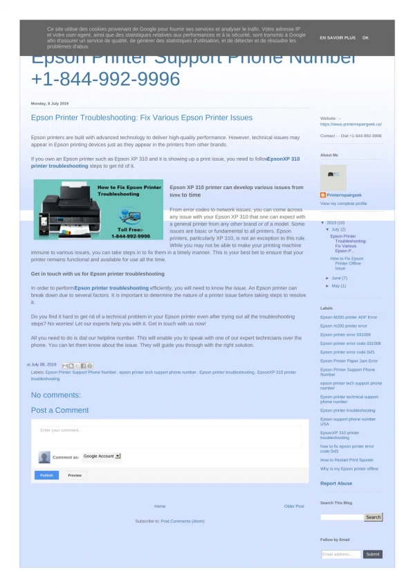 Epson Printer Troubleshooting: Fix Various Epson Printer Issues