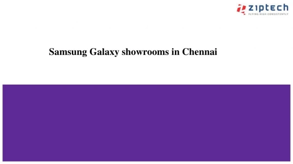 Samsung Galaxy showrooms in Chennai
