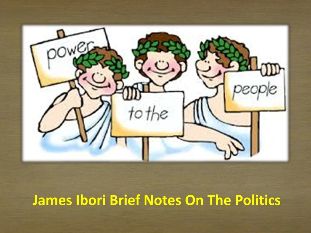 james ibori brief notes on the politics