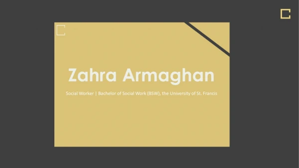 Zahra Moridzadeh - Provides Psychotherapy Services
