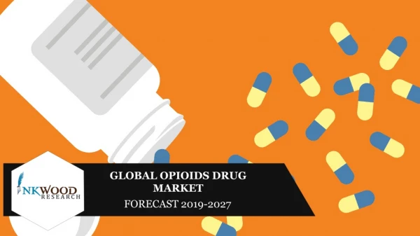 Opioids Drugs Market- Global Industry Trends, Size, Share and Analytics 2019-2027