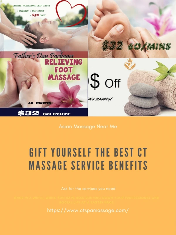 Gift Yourself the Best CT Massage Service Benefits