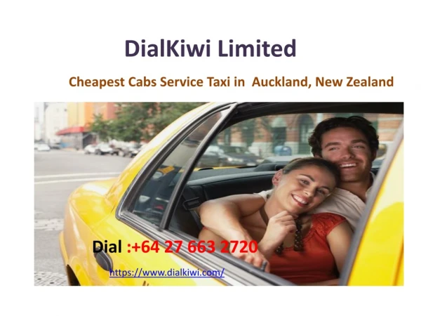Dialkiwi Best shuttle bus & cabs Service taxi in Auckland Airport , NZ