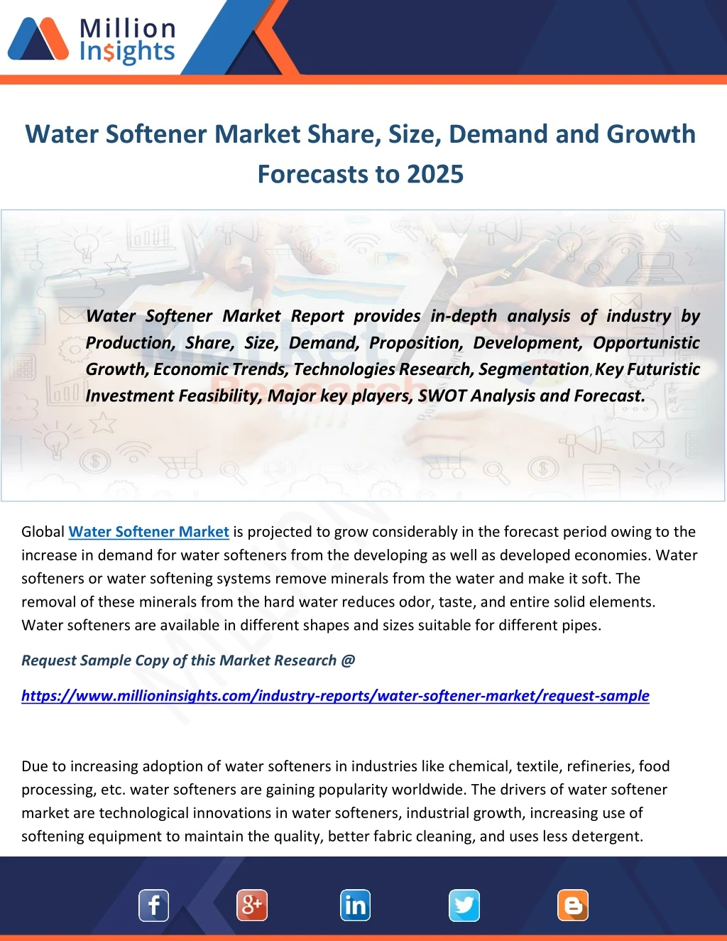 water softener market share size demand