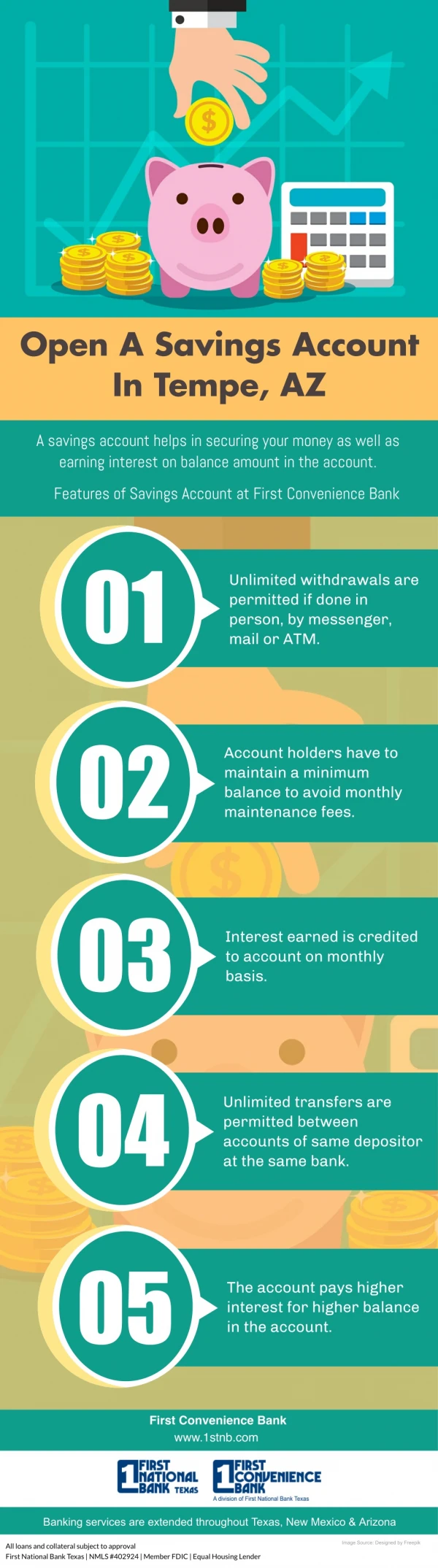 Open A Savings Account In Tempe, AZ