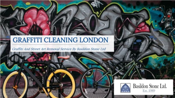 Graffiti Cleaning London