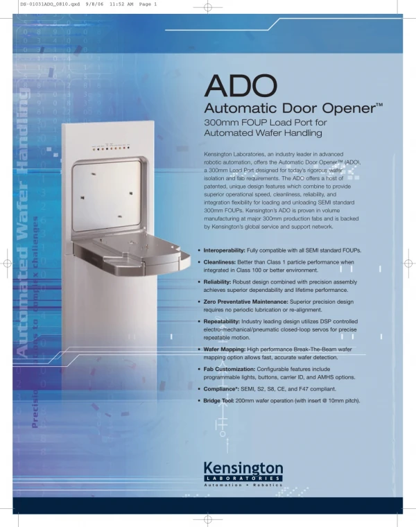ADO - Automatic Door Opener