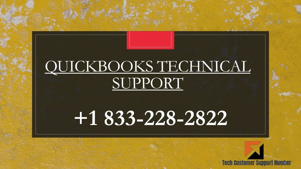 quickbooks technical support