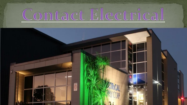 Contact Electrical