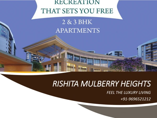 Rishita Mulberry-Luxury Flats in Lucknow