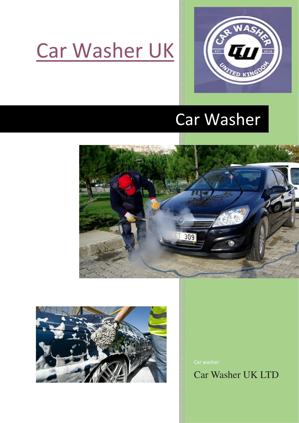 car washer uk