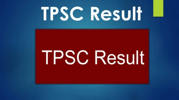 TPSC Result 2019 - Download TPSC Grade IV Merit LIst/ LDA Result 2019
