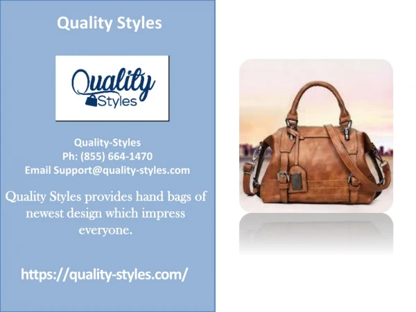 Support@quality-styles.com - Quality Styles