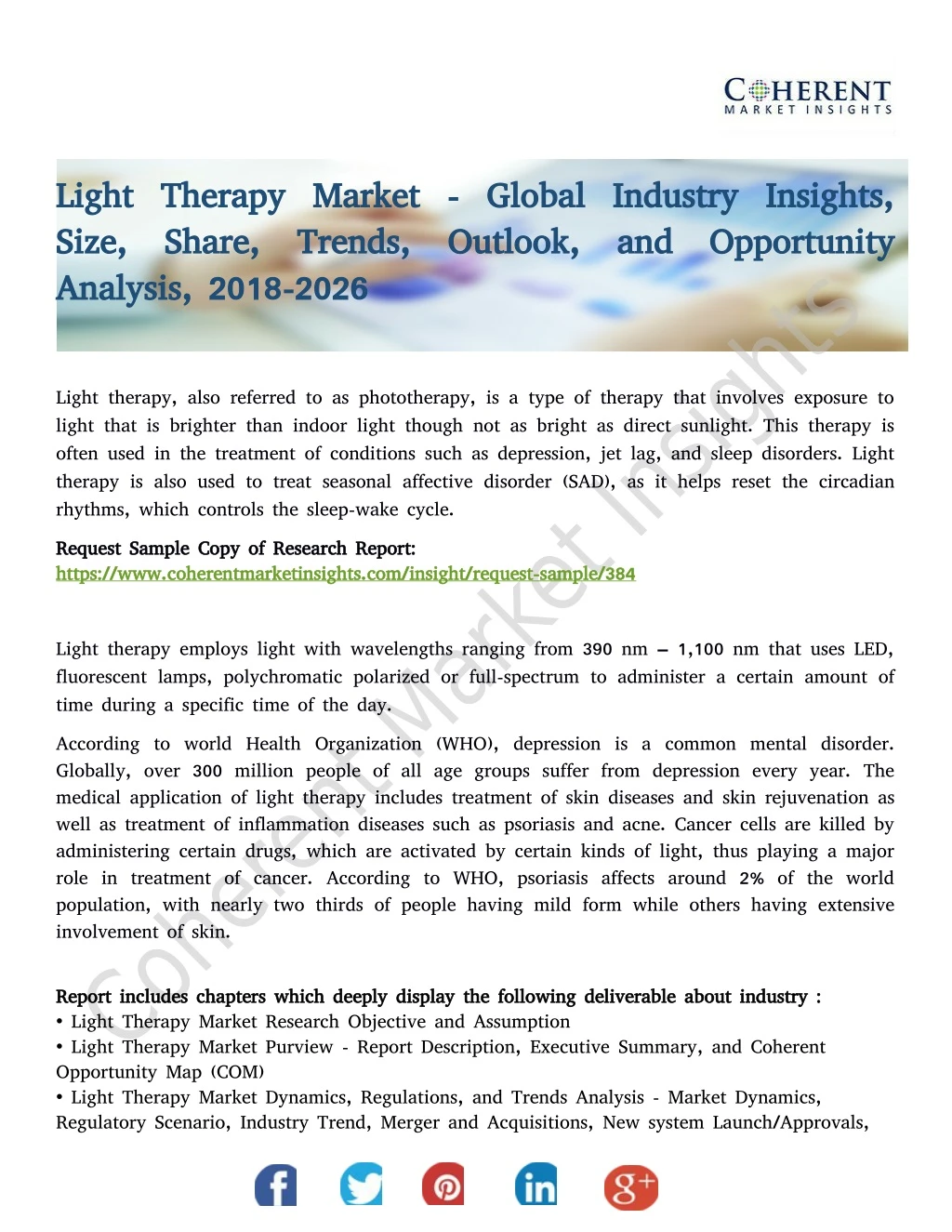 light therapy market global industry insights