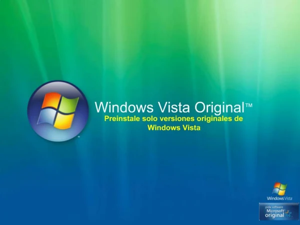 Windows Vista Original