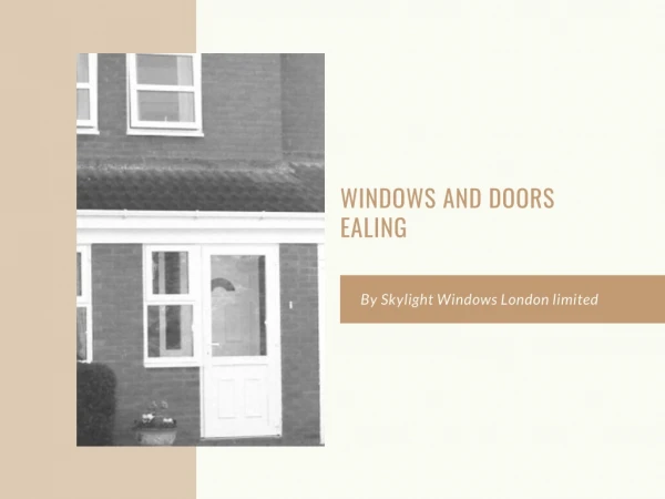 Windows And Doors Ealing