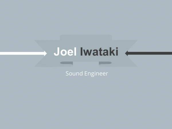Joel Iwataki - A Leading Music Composer and Mixer