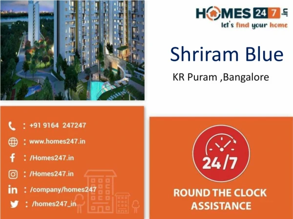 Shriram Blue Luxury Apartments