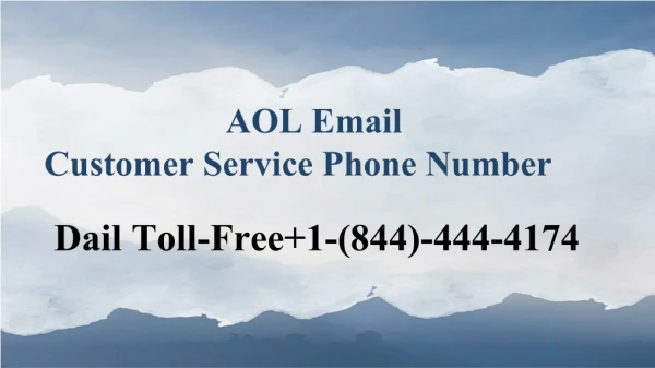 Contact Aol Support | 844-444-4174 |AOL Email Customer Service Phone Number USA & UK