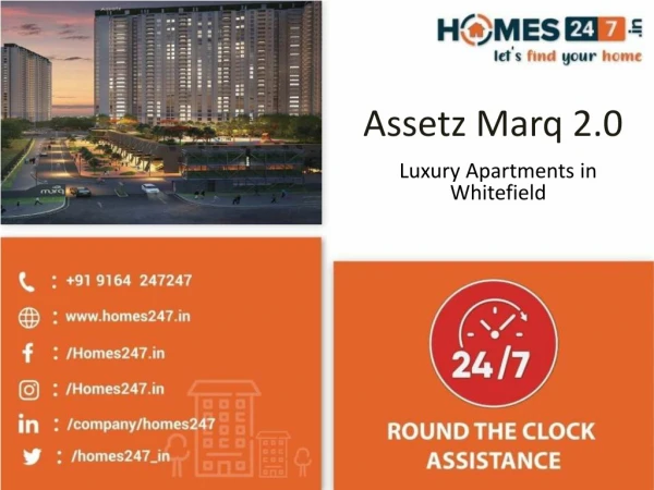 Assetz Marq 2.0 Luxury Apartments