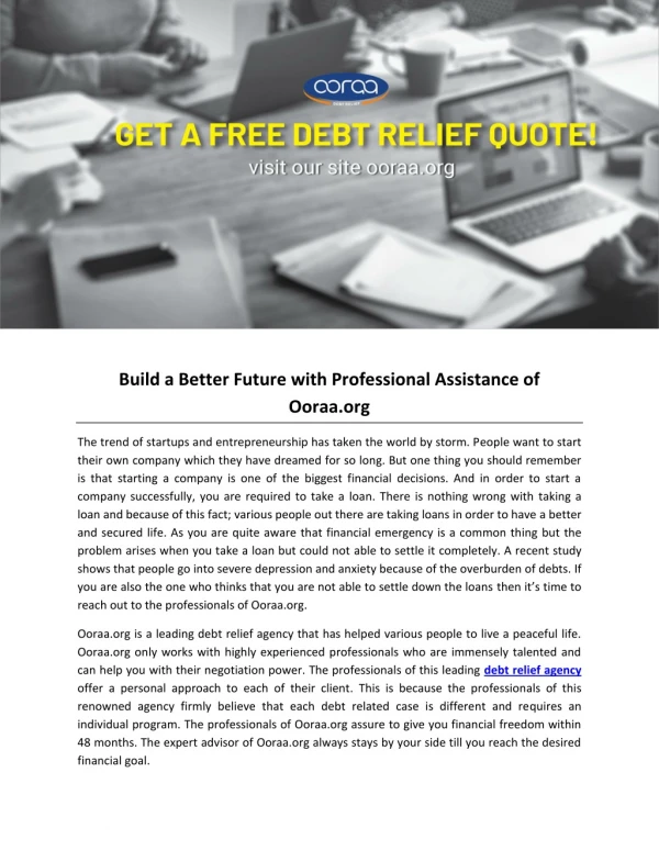 build a better future with professional