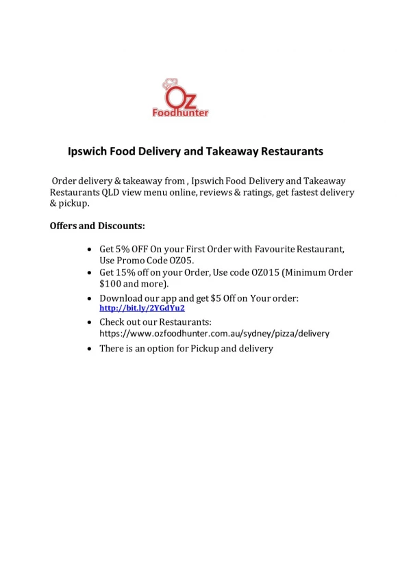 Food Delivery & Takeaway restaurants in Ipswich