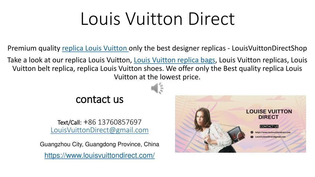 louis vuitton direct