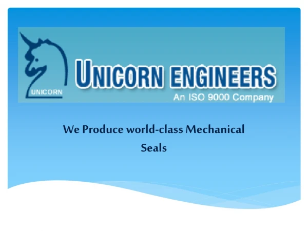 Mechanical Seal Manufacturer