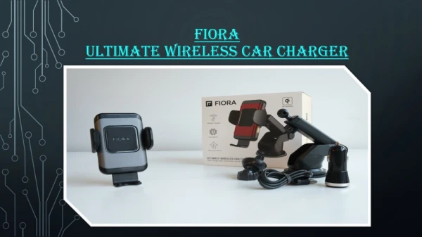 Qi Certified Wireless Car Charger for Phone