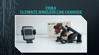 Qi Certified Wireless Car Charger for Phone - slide 1