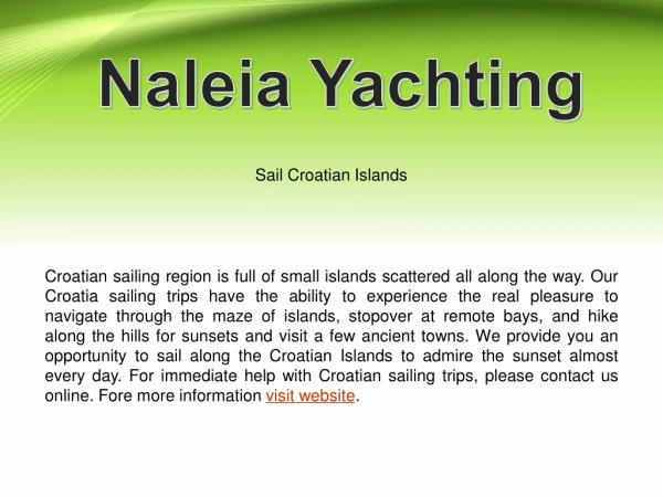 Best Sail in Croatian Islands
