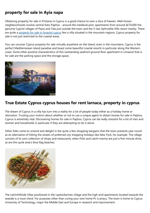 cheap property in cyprus - House, Villa, Apartment, Studio
