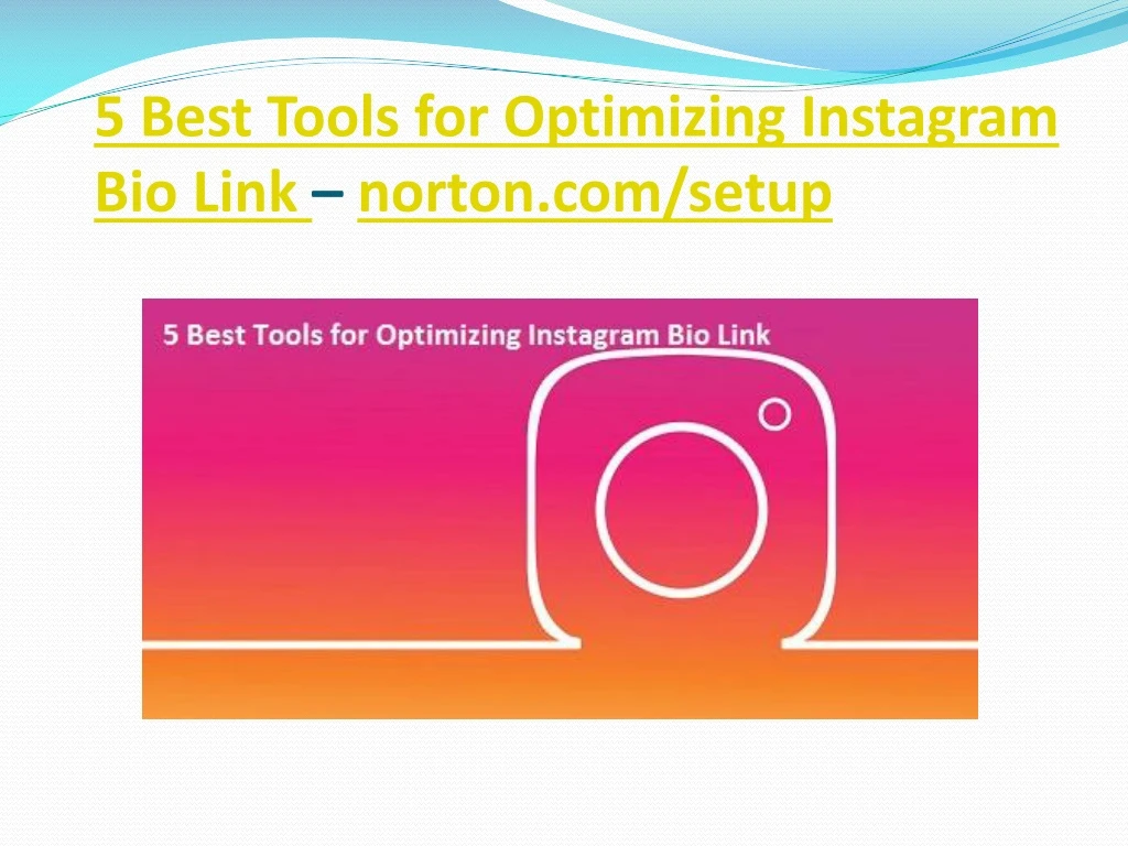 5 best tools for optimizing instagram bio link norton com setup