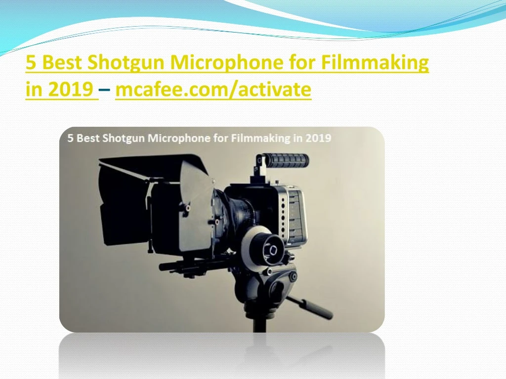 5 best shotgun microphone for filmmaking in 2019 mcafee com activate