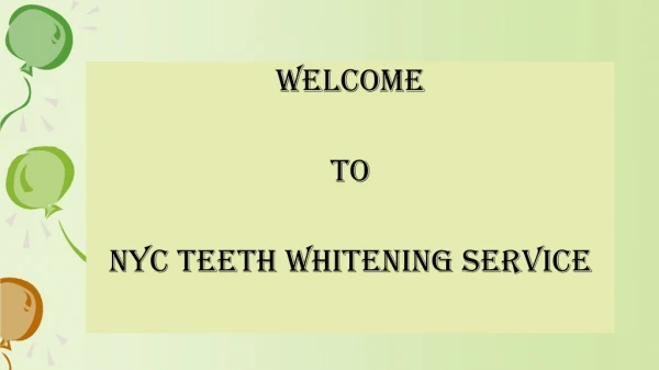 New York Teeth Whitening