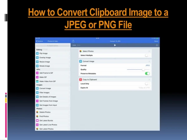How to Convert Clipboard Image to a JPEG or PNG File