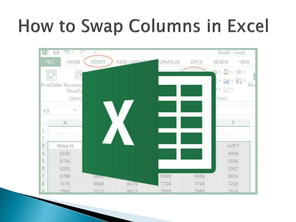 how to swap columns in excel
