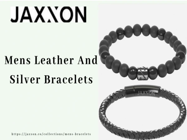 Mens Sterling Silver Bracelets - Jaxxon