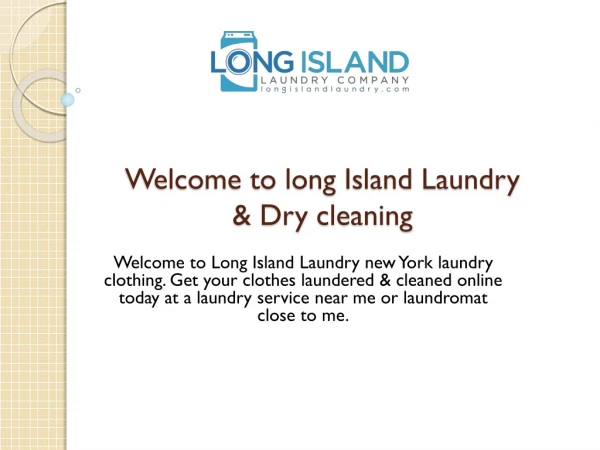 Commercial Laundry Service in Long Island NY Near Me