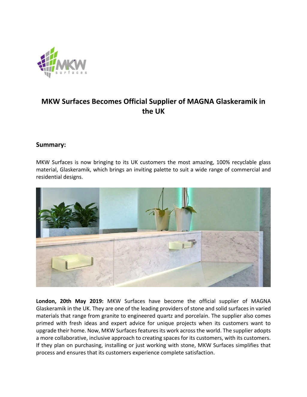 mkw surfaces becomes official supplier of magna